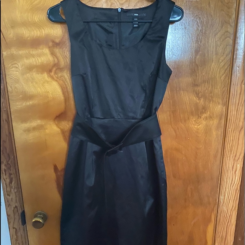 Black formal dress with belt!